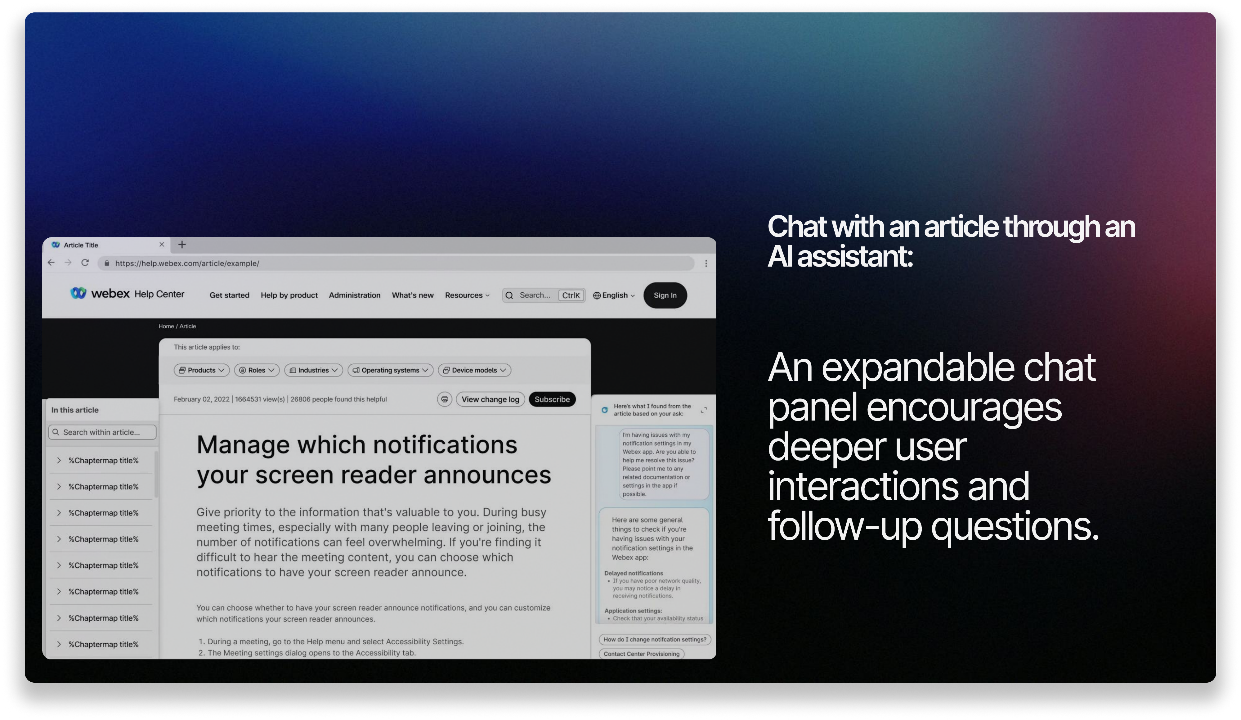 Chat with a doc slide 2