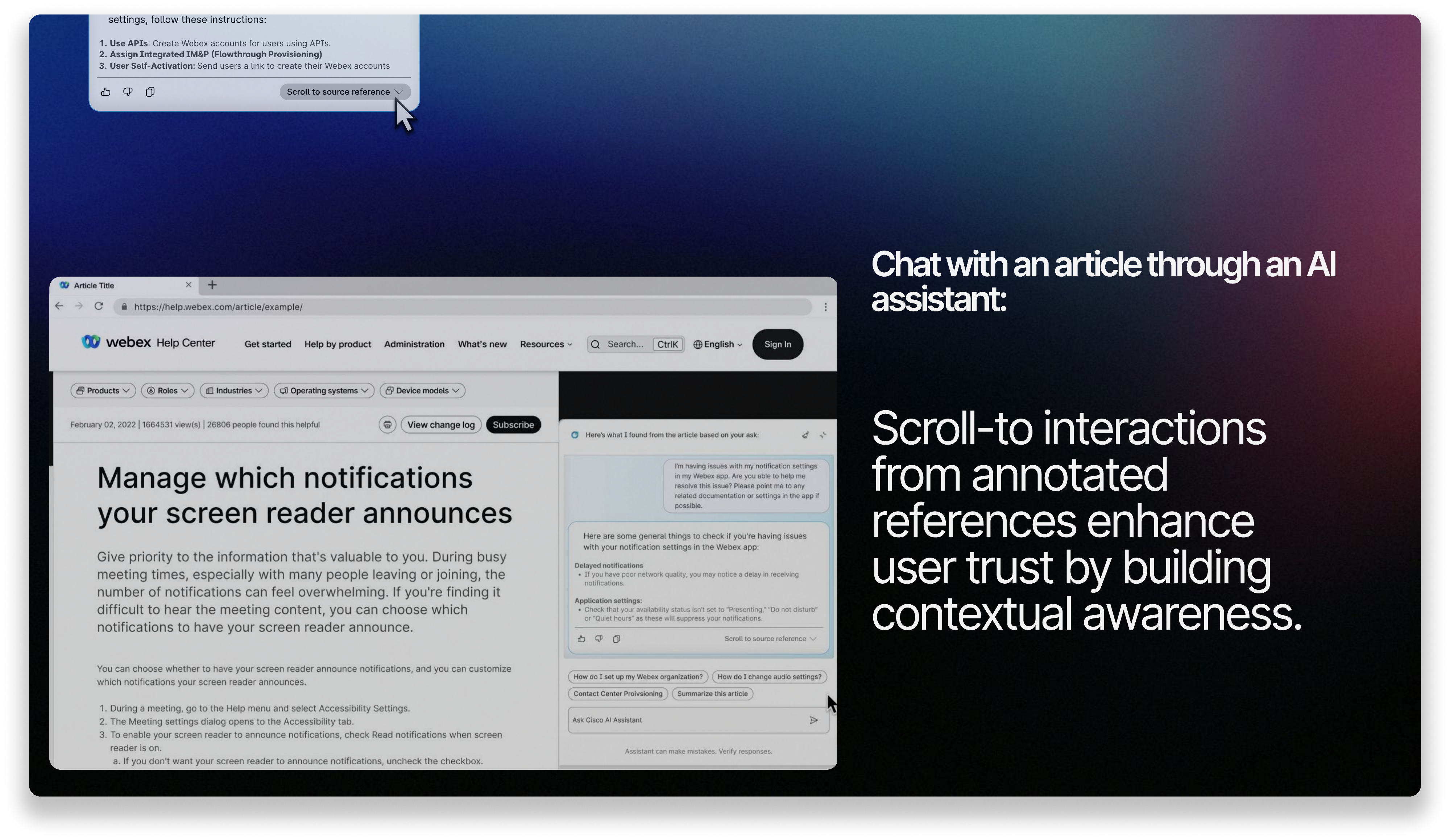 Chat with a doc slide 3